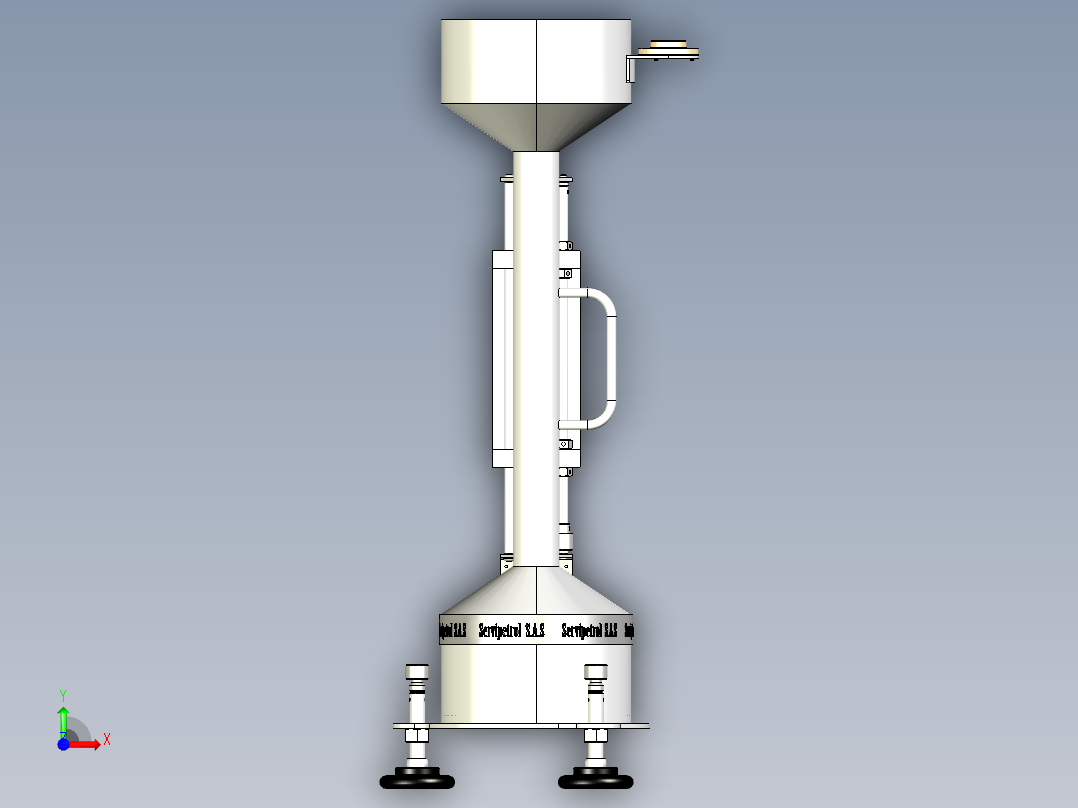 燃料计量器计量装置前视图