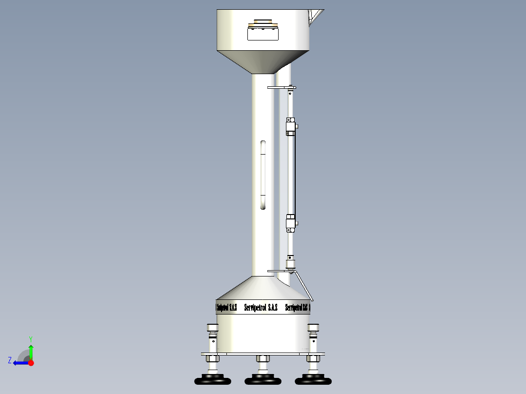 燃料计量器计量装置右视图