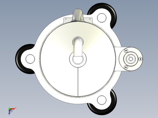 燃料计量器计量装置俯视缩略图
