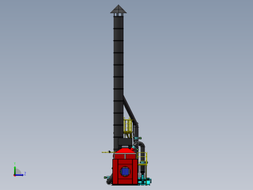 2w催化燃烧左视缩略图