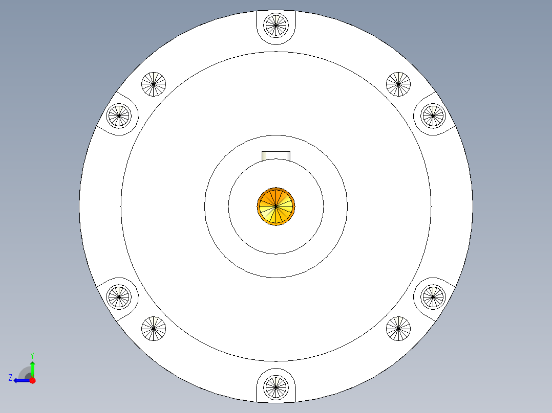 直齿PLE160-L3 22-110-145-M8.stp右视图