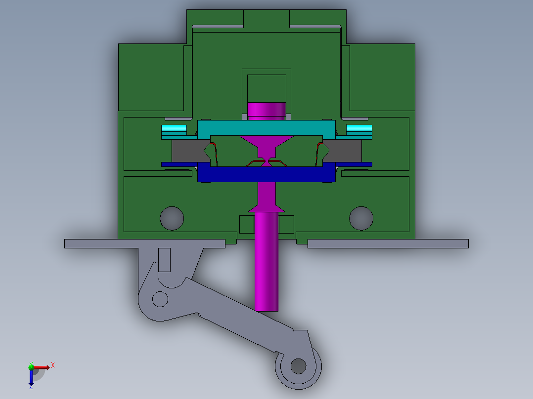 微动开关 有仿真有视频有俯视图