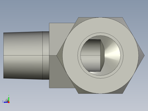 卡套式工业通用硬管接头12-8_cbu-s右视缩略图