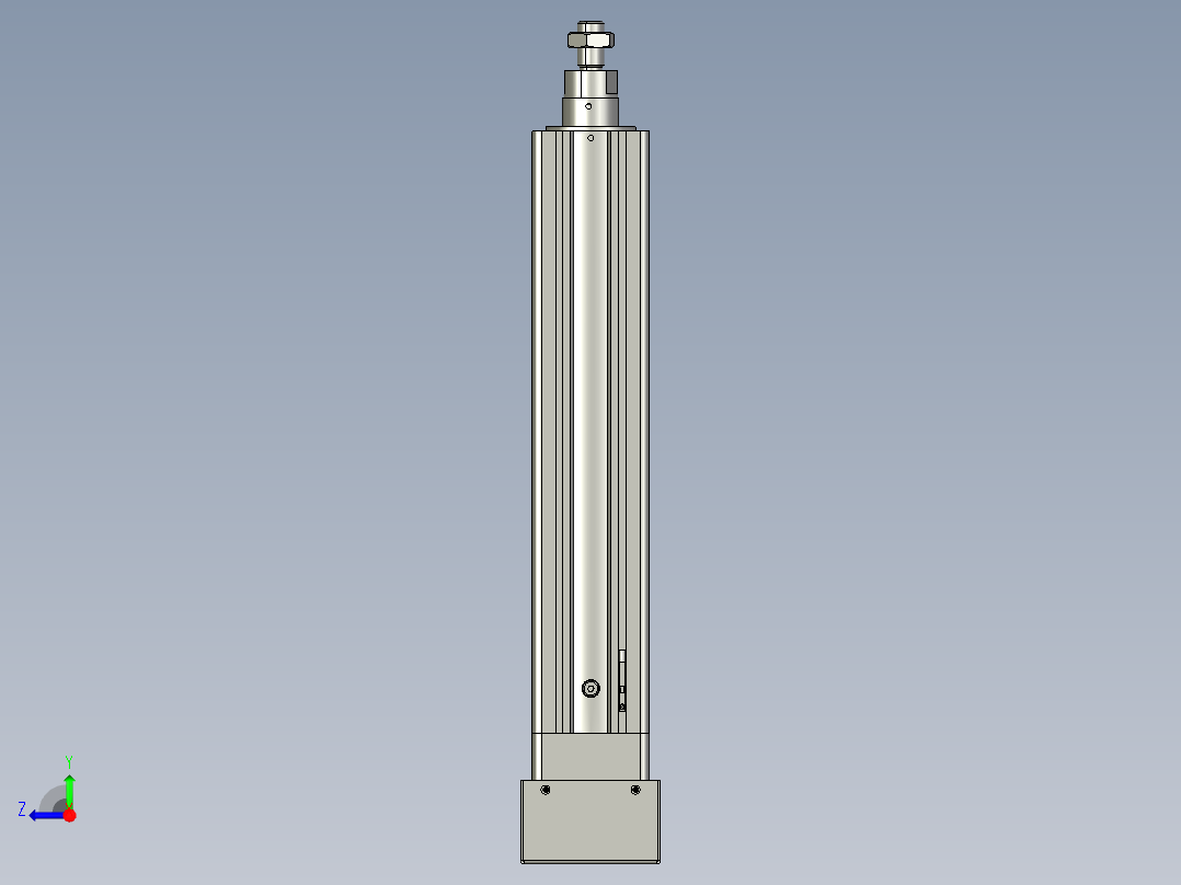 12VZ电动缸-VZ5-S150-BD右视图