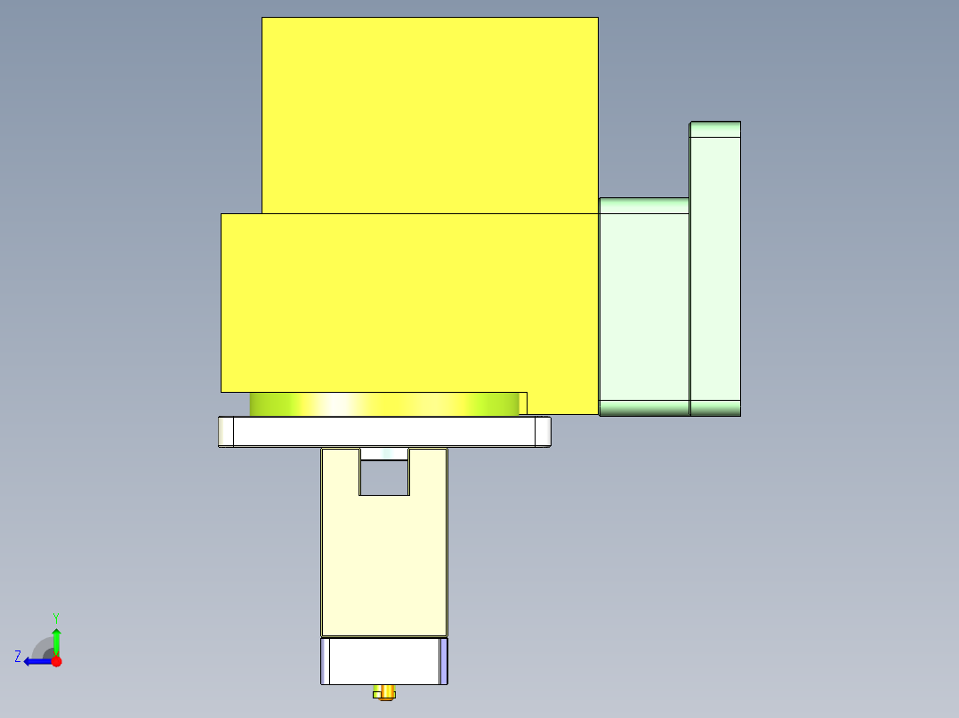 S1-CNC5笔记本CNC工装夹具三维模型-0313右视图