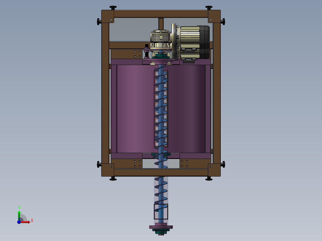 螺旋进料称量斗sw22前视图