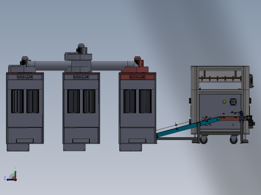 智能自动烘干产线设备sw17右视缩略图