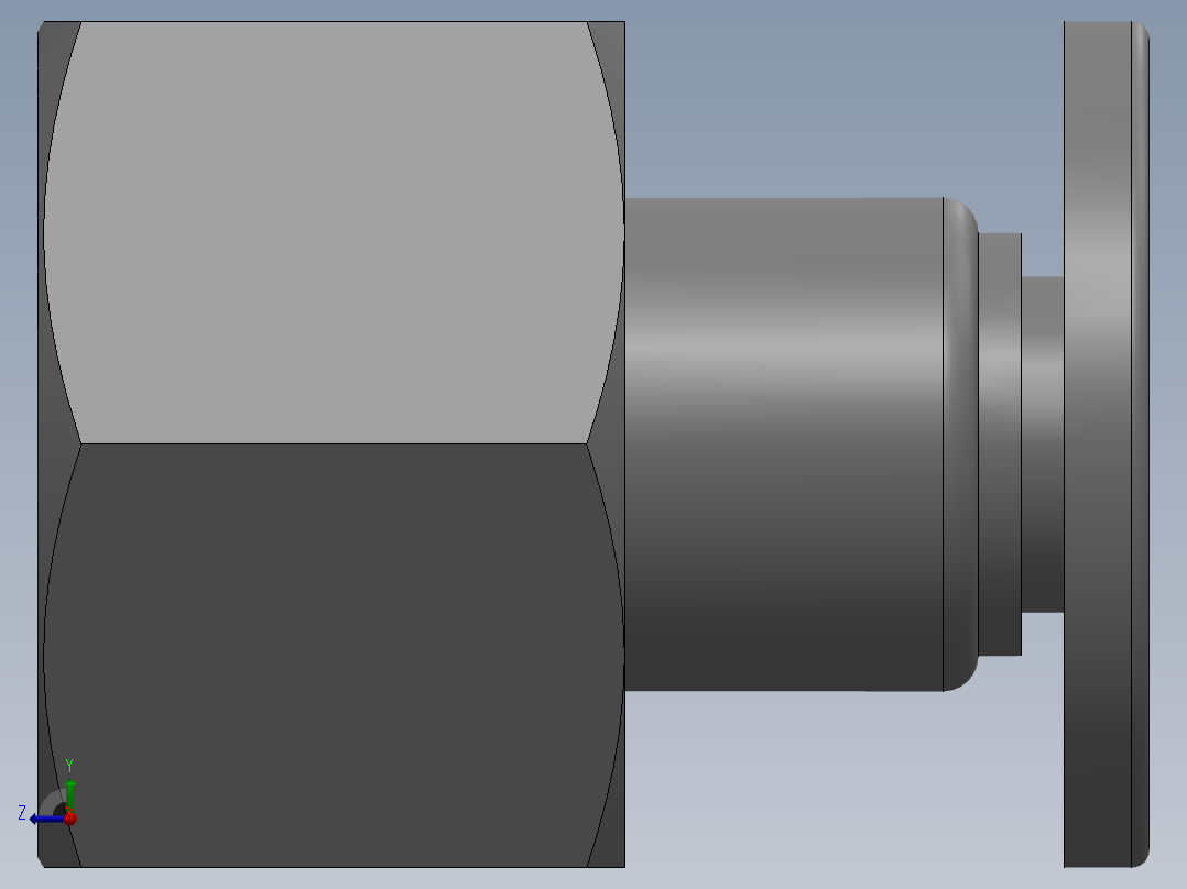 气动元件APCF8_04右视图