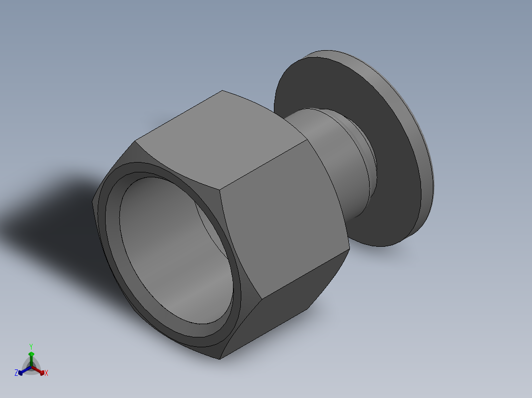 气动元件APCF8_04正等轴测图