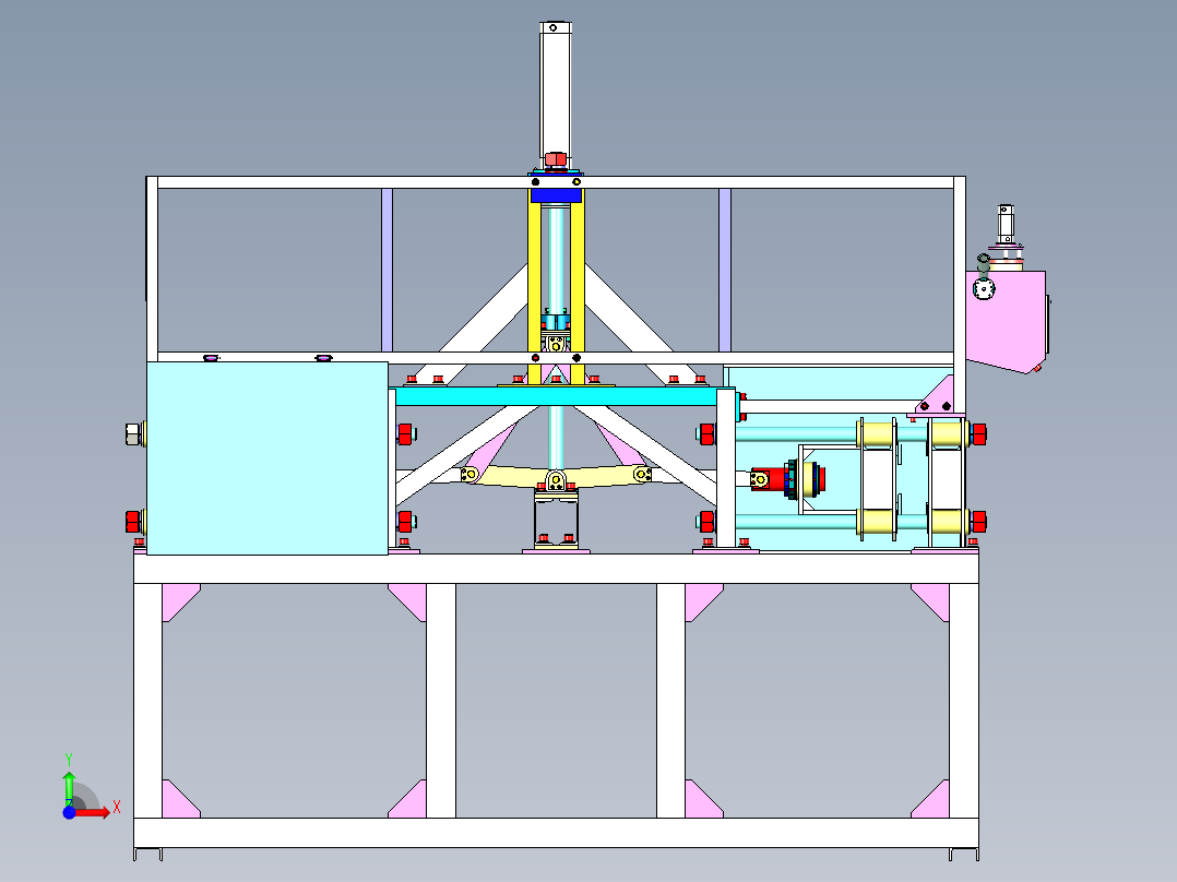 泡沫成型机前视图