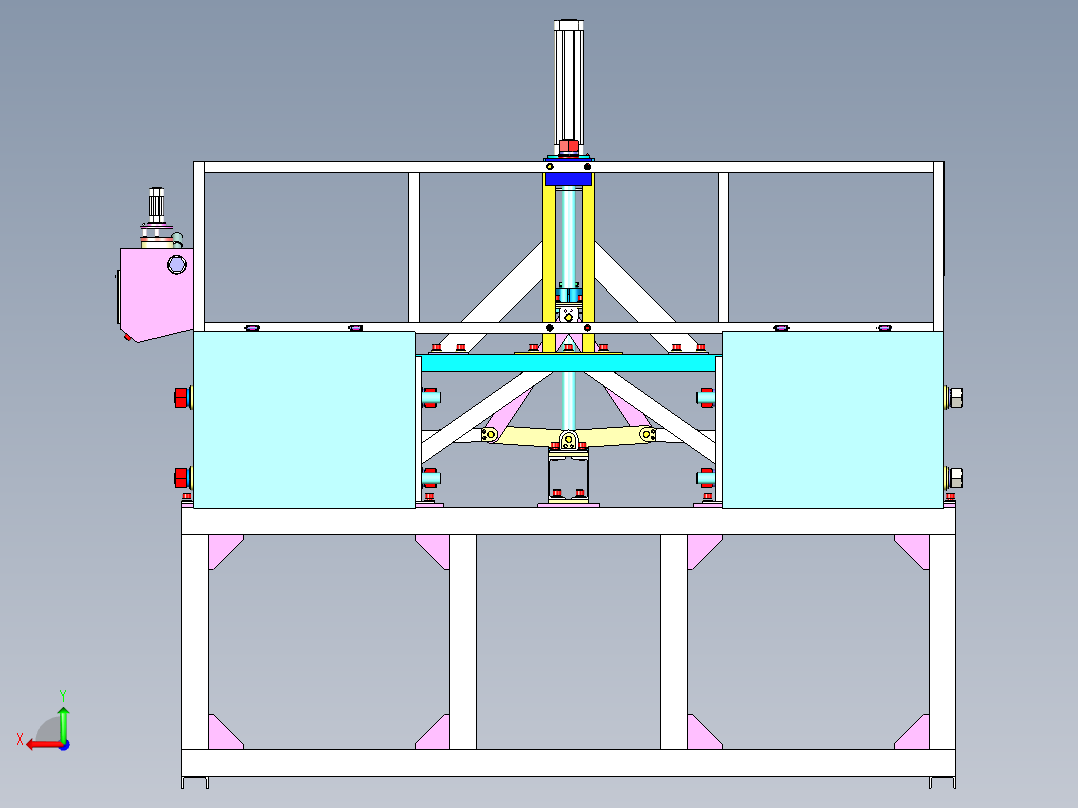 泡沫成型机后视图