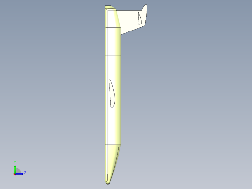 不带发动机的通用飞机左视缩略图