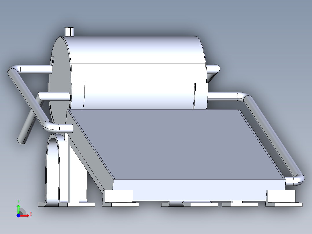 太阳能热水器前视图