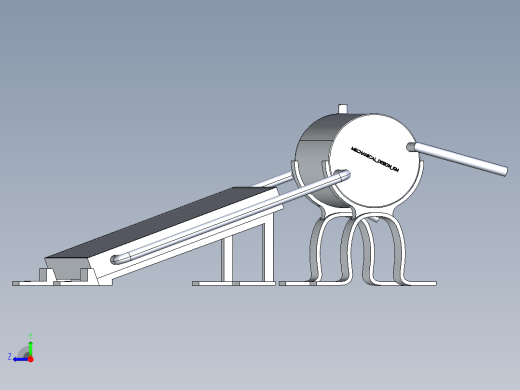 太阳能热水器右视缩略图