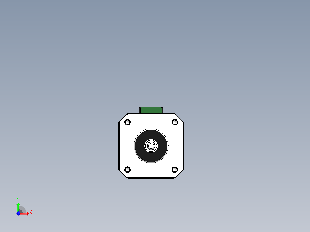 A0003875-Nema 17 步进电机前视图