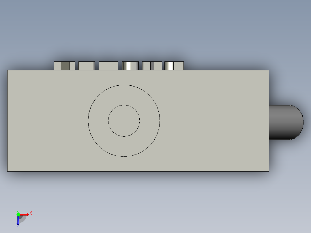 5光电开关PK3-5N(对照俯视图