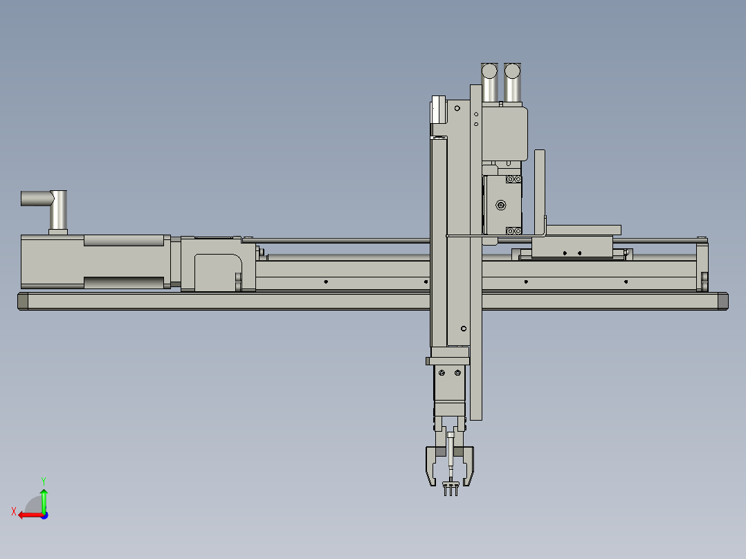 电机取料伺服组件161112后视图