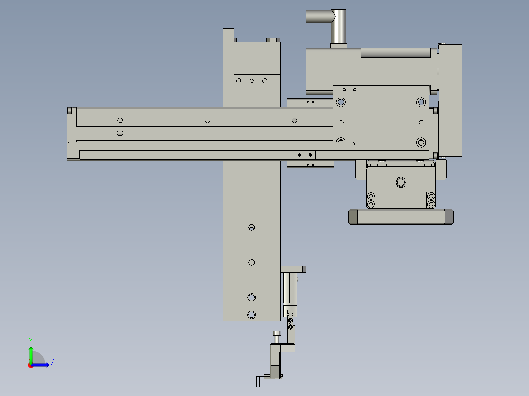 电机取料伺服组件161112左视图
