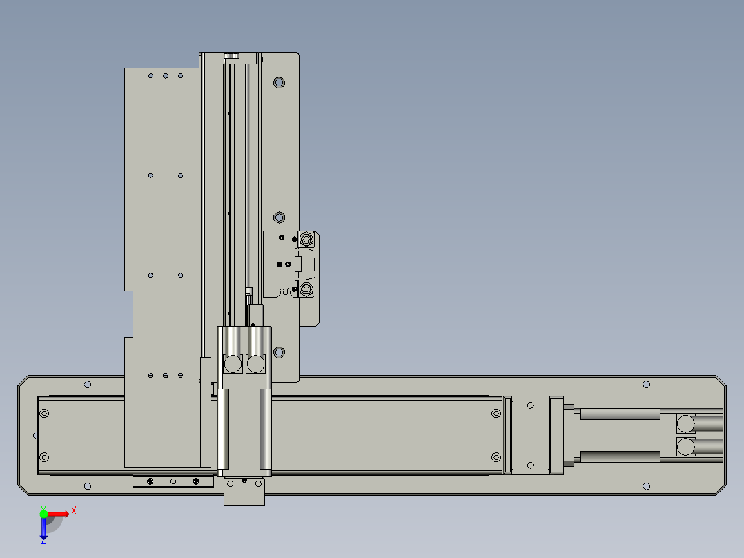 电机取料伺服组件161112俯视图