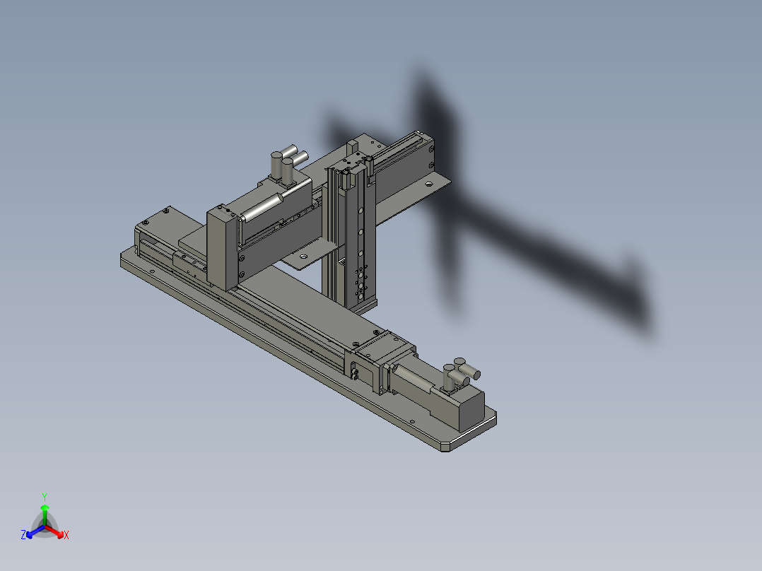 电机取料伺服组件161112正等轴测图