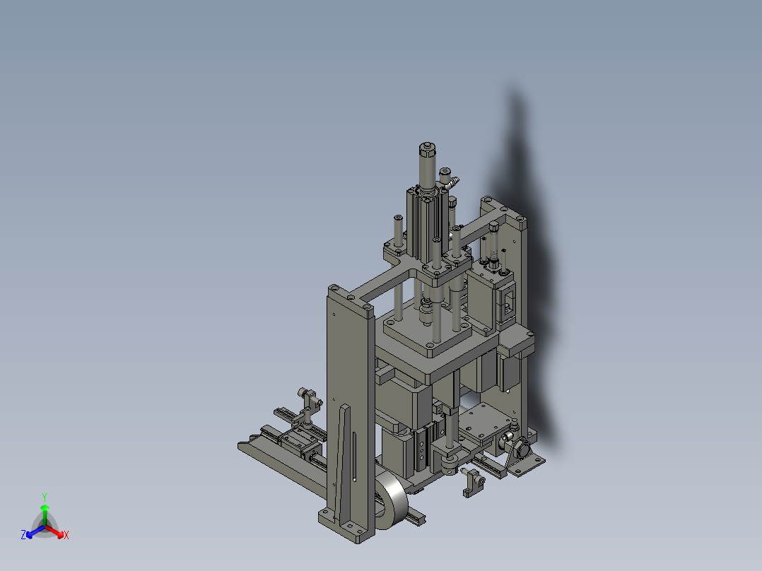 YSZ150E-16-00短路检测正等轴测图
