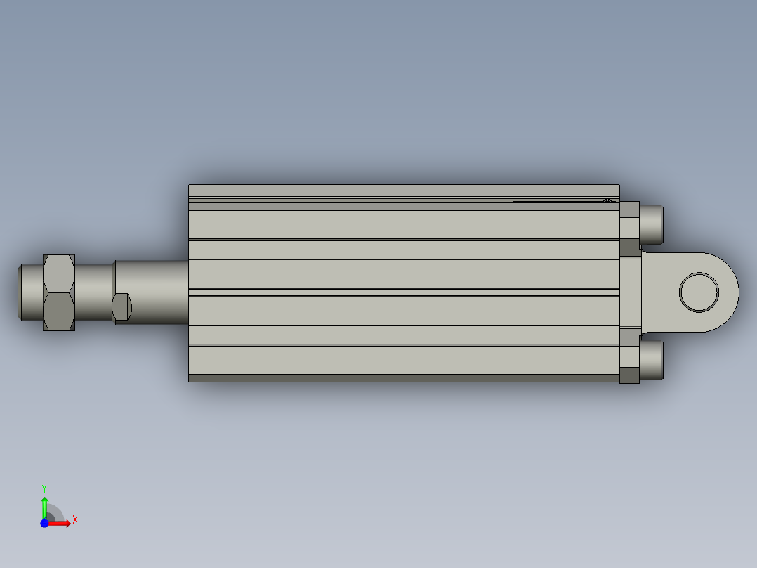 ACQ32x75SBCB气缸ZB前视图