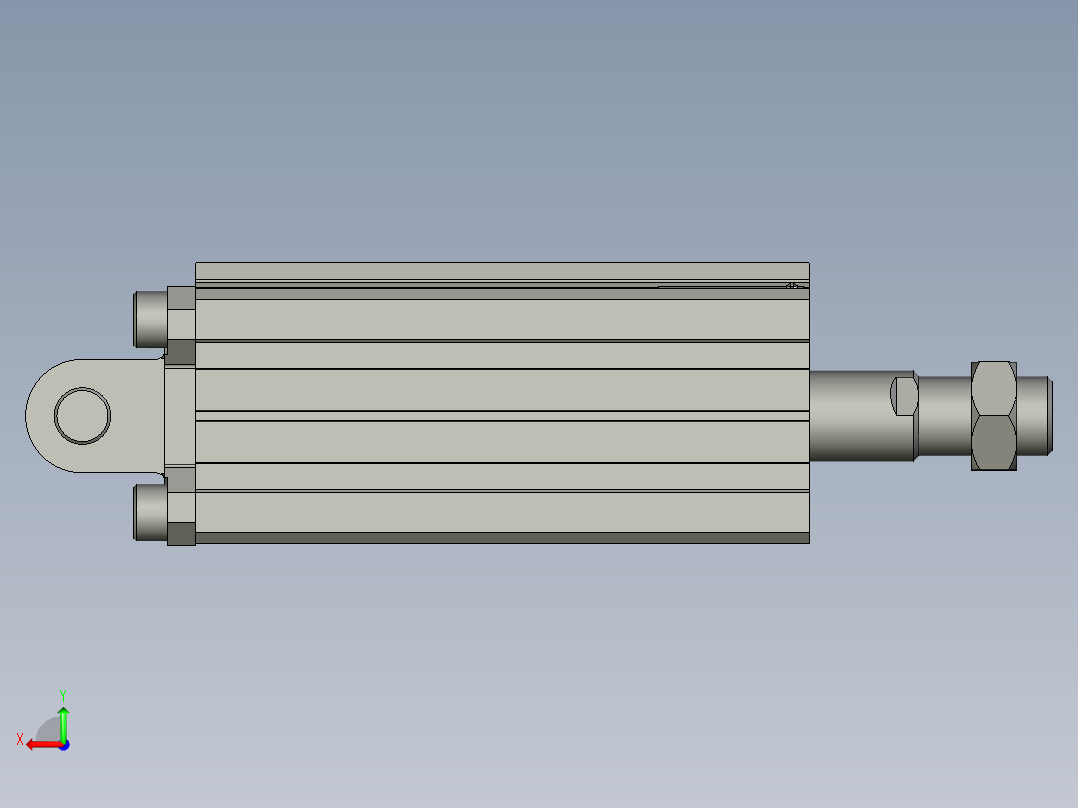 ACQ32x75SBCB气缸ZB后视图