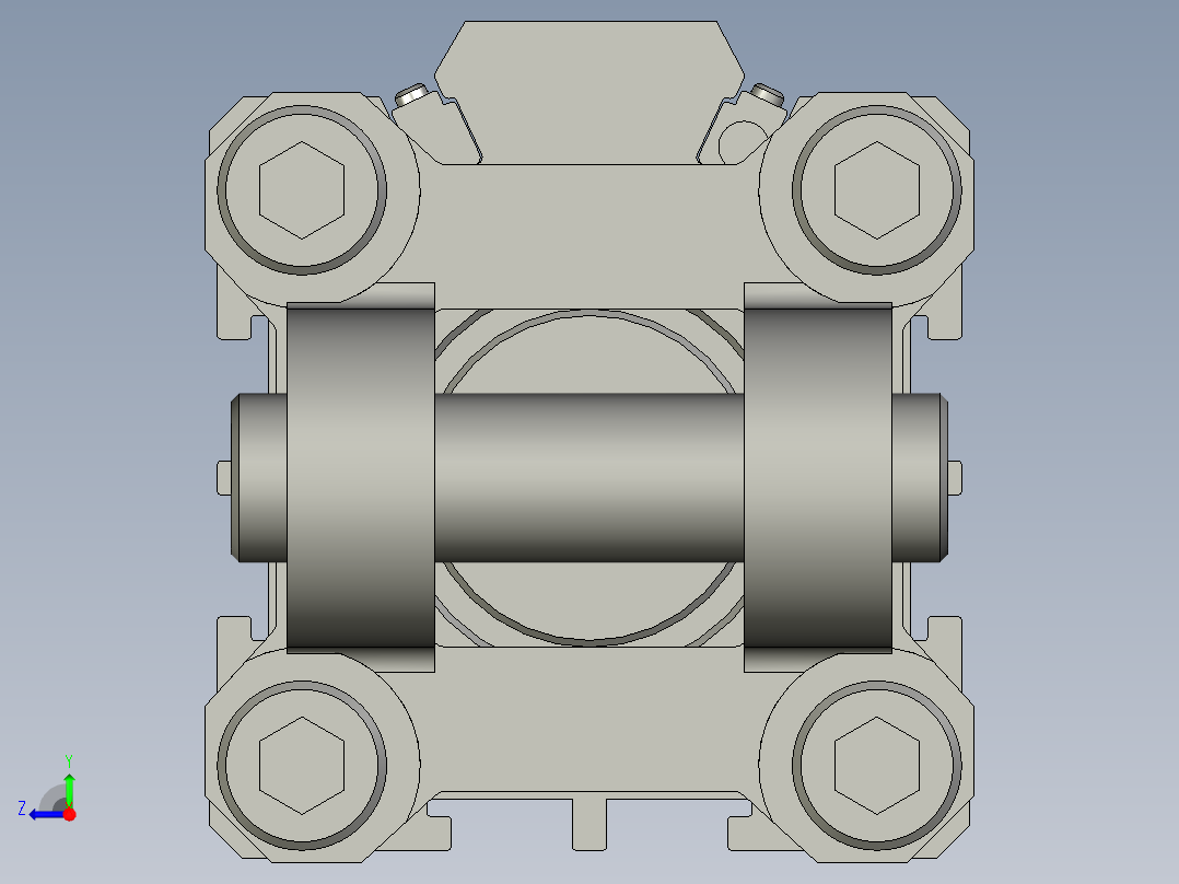 ACQ32x75SBCB气缸ZB右视图
