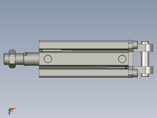 ACQ32x75SBCB气缸ZB俯视缩略图