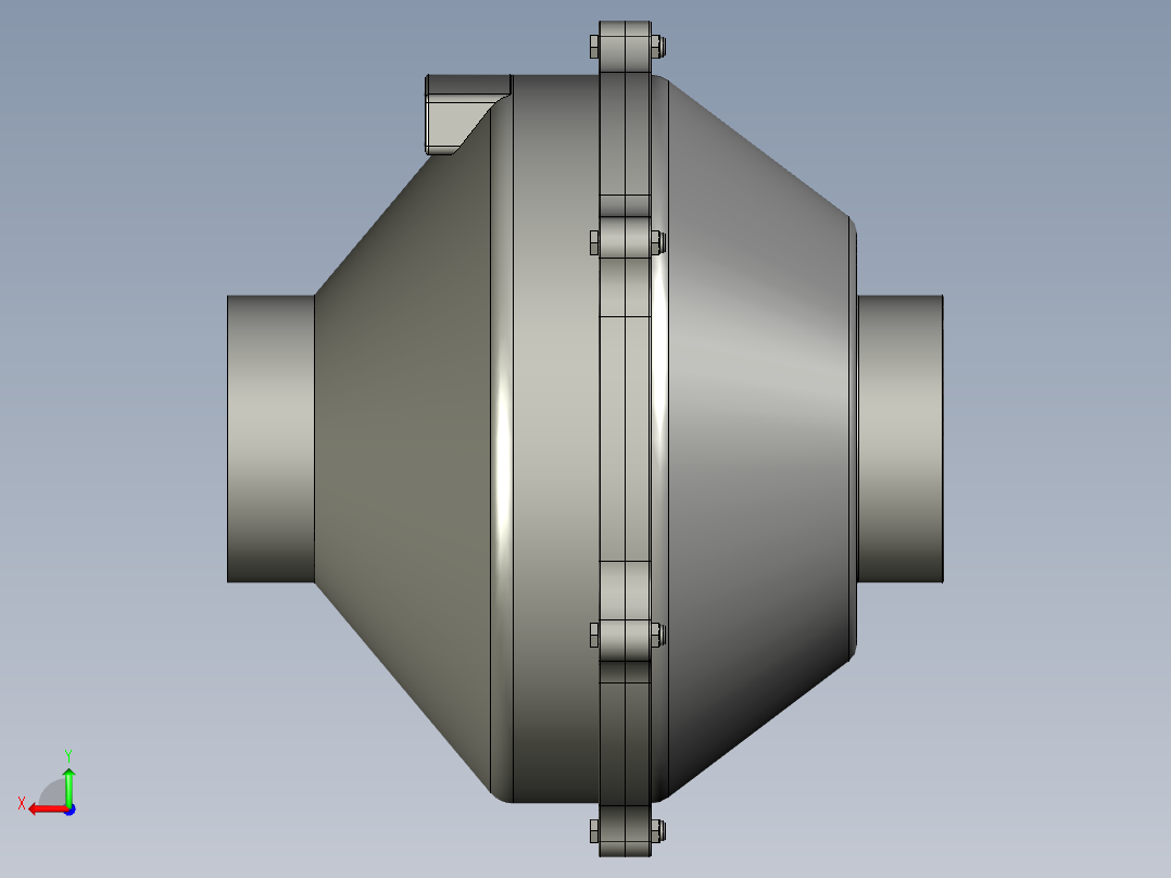 管道风机GKE100L-副本后视图