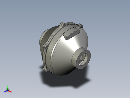 管道风机GKE100L-副本正等轴测缩略图