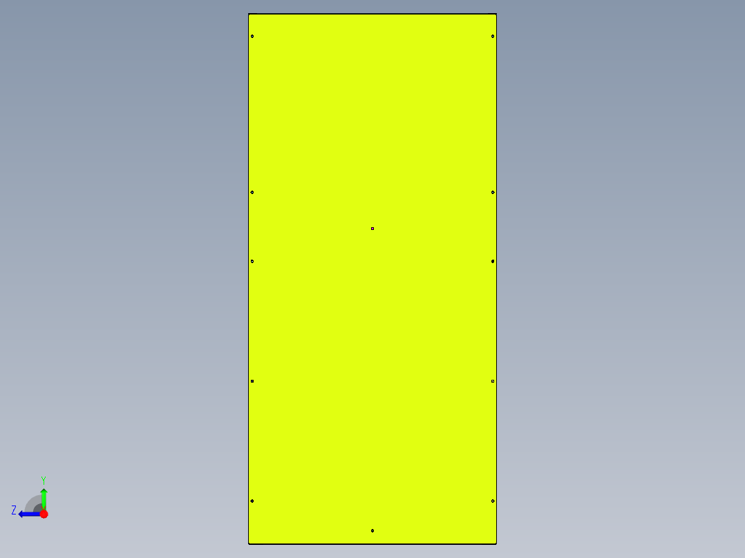 配电所高压电能计量柜右视图