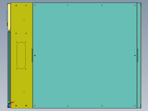 配电所高压电能计量柜俯视缩略图