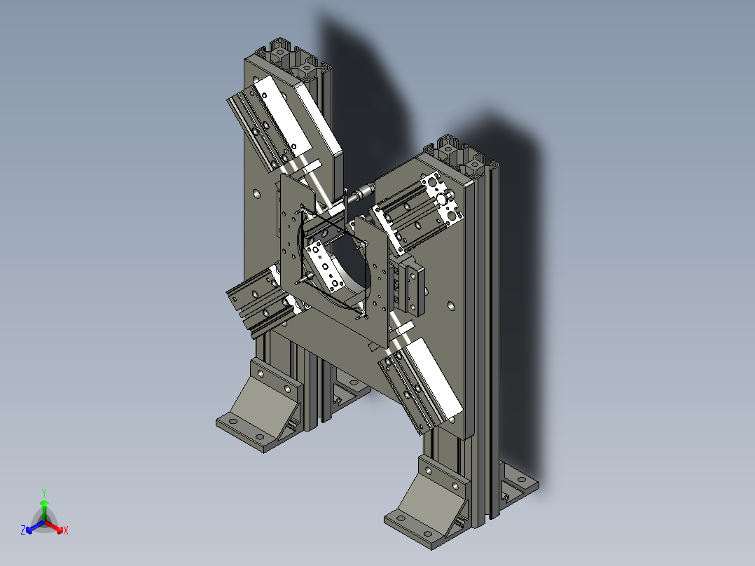 皮筋张开-A主视图