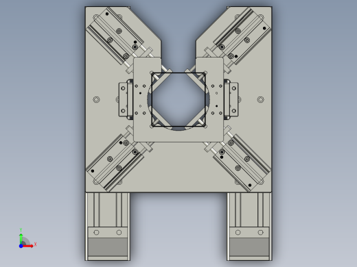 皮筋张开-A前视缩略图