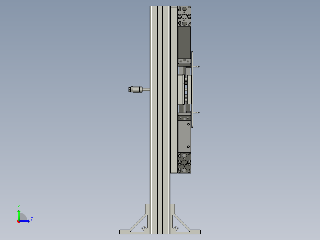 皮筋张开-A左视图