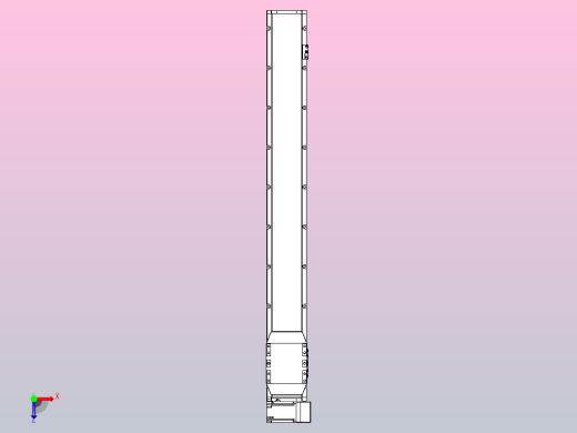 机器人皮带驱动直线轴TPA-GCB-150-P80-L1150-RU-M75-N3俯视缩略图