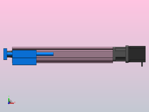 MTC32电动缸-直接安装-57步进-导杆[MTC32-250-P10-D-S57-S2-P-R]前视缩略图