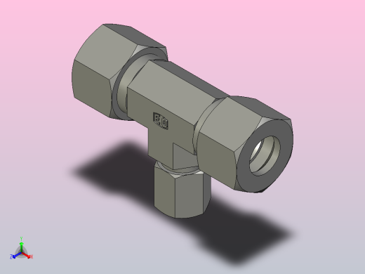 EO管接头三通异径管TR12 06 12ZL71.stp