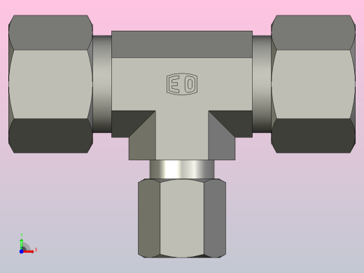 EO管接头三通异径管TR12 06 12ZL71.stp前视缩略图
