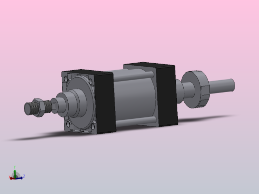SIJ双轴复动行程可调型气缸SIJ80×500-S-CS1U1