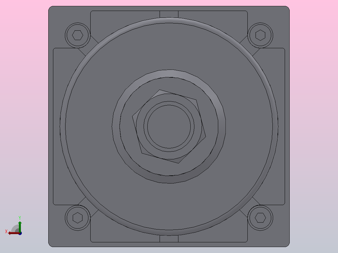 SIJ双轴复动行程可调型气缸SIJ80×500-S-CS1U1后视图