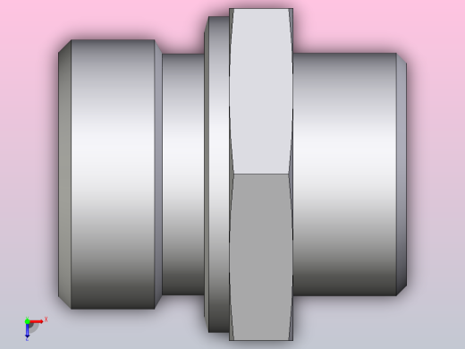 公螺柱连接器GE22LR1CFX俯视缩略图