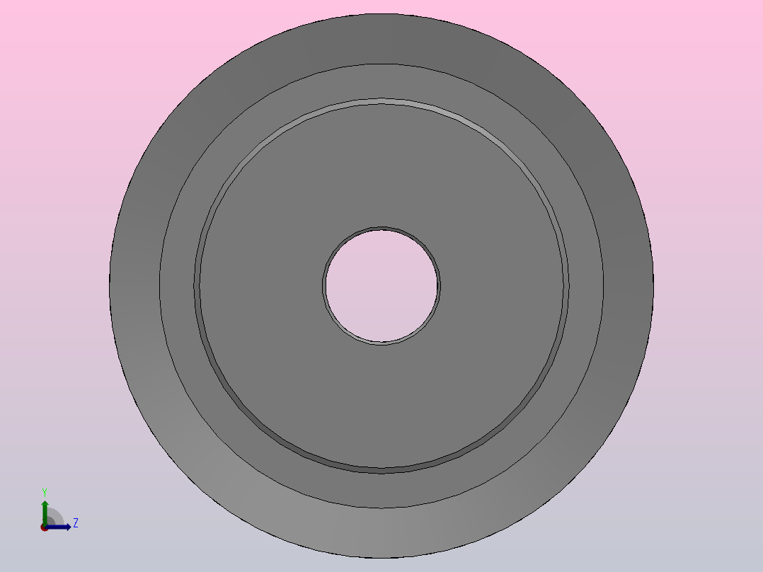 圆孔标准型圆弧形齿同步带轮2GT型_S2GTHC-38-4-dc6-A左视图