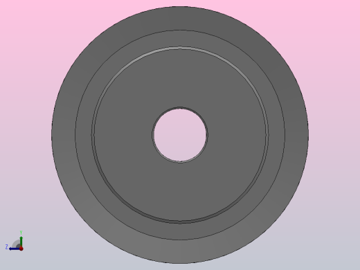 圆孔标准型圆弧形齿同步带轮2GT型_S2GTHC-38-4-dc6-A右视缩略图