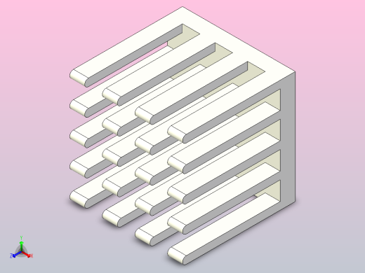 树莓派散热器xx 正等轴测缩略图