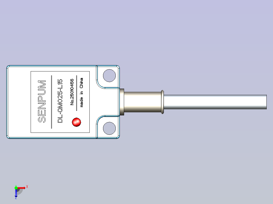 深浦接近传感器 DL-QM025俯视图