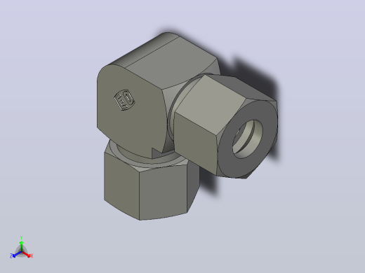 EO管接头弯头W12ZSCF.igs