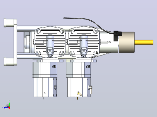四缸二冲程活塞发动机dle-120-t4-120cc-1.snapshot.1右视缩略图