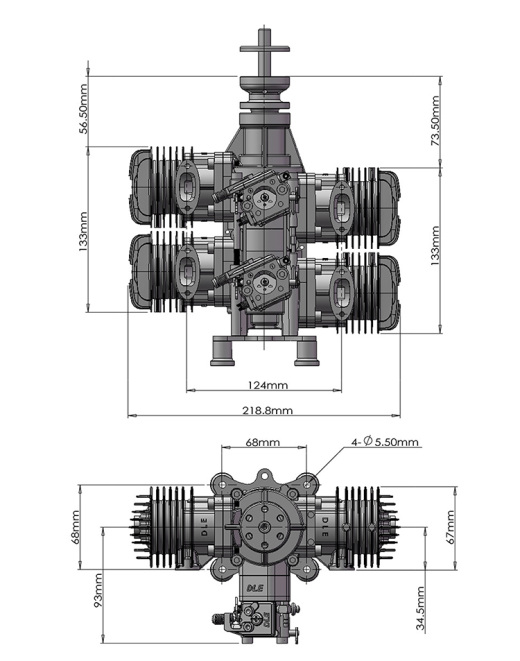 四缸二冲程活塞发动机dle-120-t4-120cc-1.snapshot.1缩略图